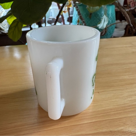 1950s Hazel Atlas Milk Glass Cowboy Graphic Mug - Picture 5 of 8